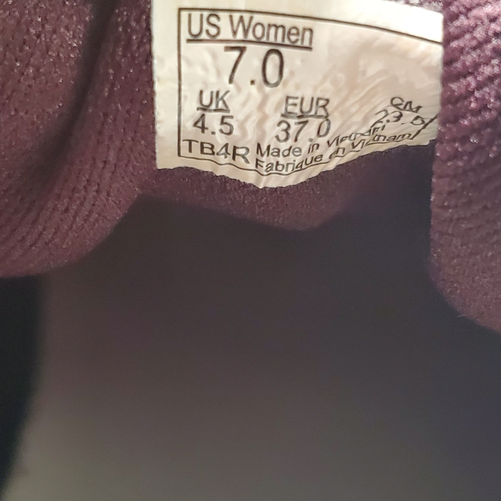 Vans Women's Burgundy Dandelion Sneakers 7 - Picture 8 of 8
